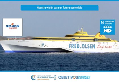 Nuestra visión para un futuro sostenible. ODS 13, 14. Fred Olsen